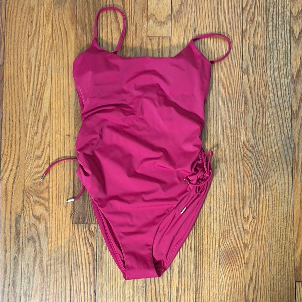 Andie The Waikiki One‎ piece Swimsuit Deep Plum size S NWT